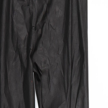 Womens UK Size M Preworn Regular Fit Jegging Black Trousers