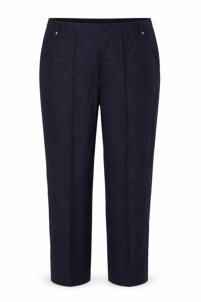 Womens UK Size 14 Marks and Spencer Regular Fit  Blue Trousers