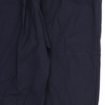Womens UK Size 14 Marks and Spencer Regular Fit  Blue Trousers