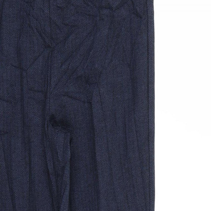 George Womens Blue   Trousers  Size 12 L24 in