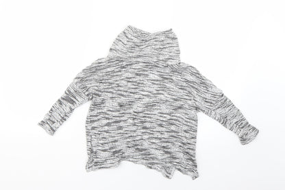 Girls Grey   Pullover Jumper Size 7-8 Years