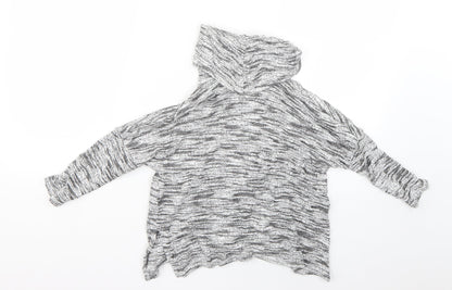 Girls Grey   Pullover Jumper Size 7-8 Years
