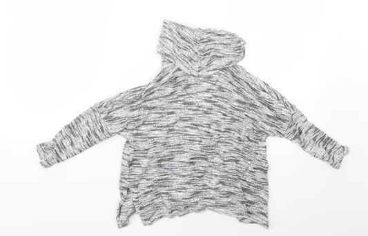 Girls Grey   Pullover Jumper Size 7-8 Years