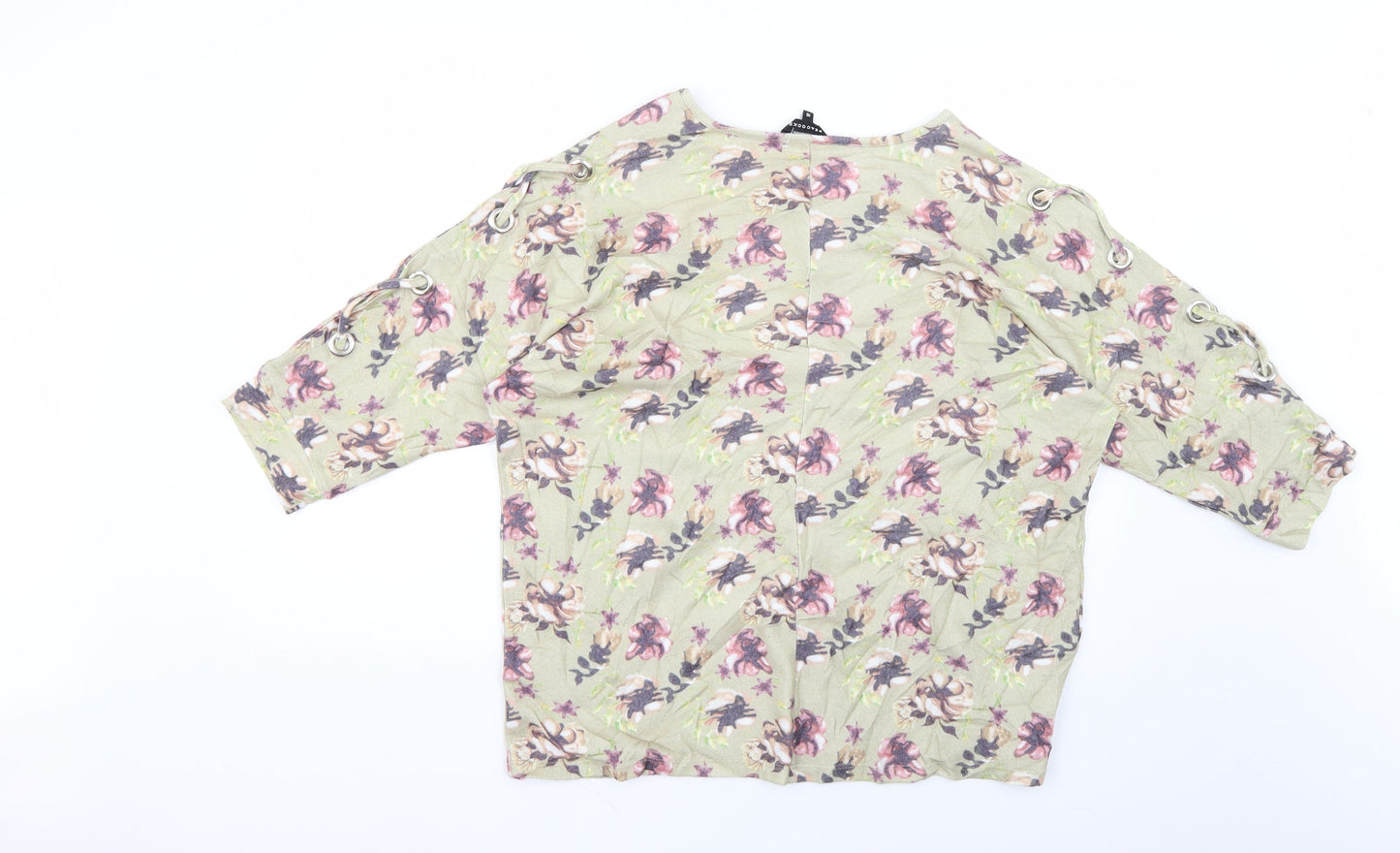 Womens UK Size 16 Peacocks Multicoloured Pullover Jumper