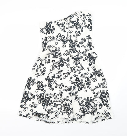 Preworn Womens Multicoloured Geometric  Ball Gown