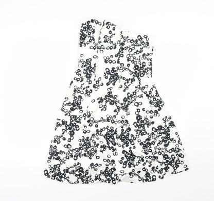 Preworn Womens Multicoloured Geometric  Ball Gown