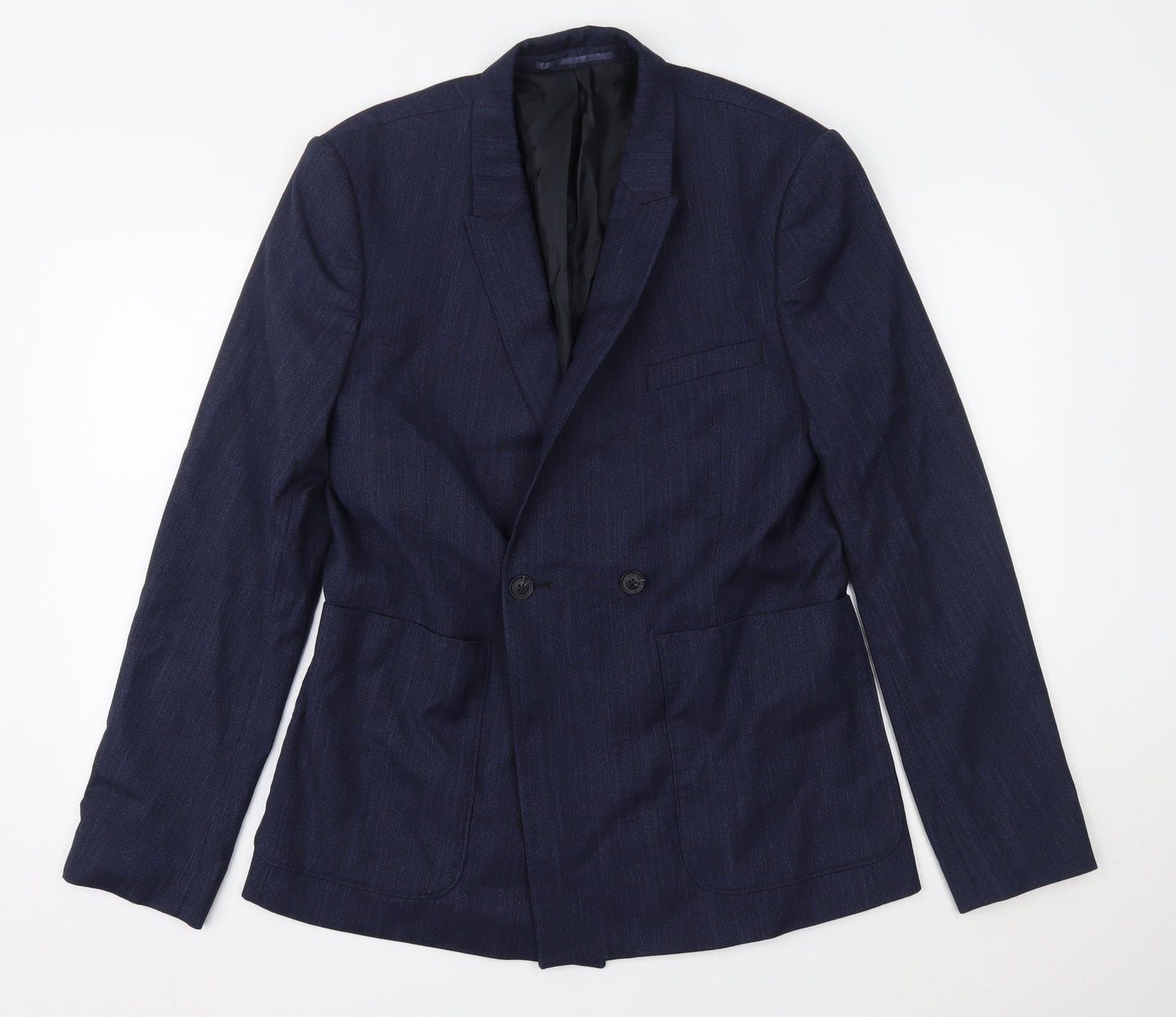 Mens UK Size 36 Preworn Regular Blue Suit Jacket