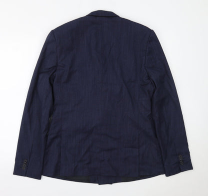 Mens UK Size 36 Preworn Regular Blue Suit Jacket