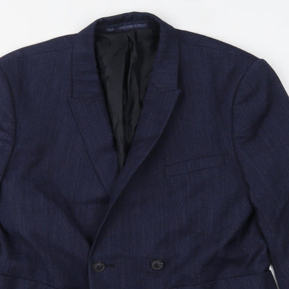Mens UK Size 36 Preworn Regular Blue Suit Jacket