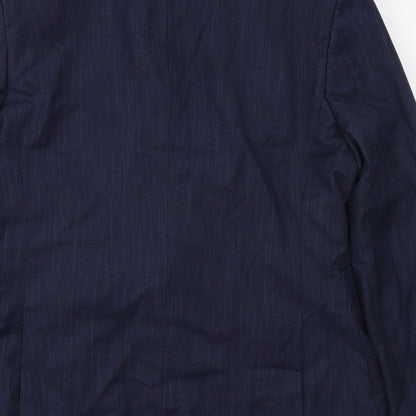 Mens UK Size 36 Preworn Regular Blue Suit Jacket