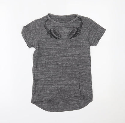 NEXT Boys Grey   Basic T-Shirt Size 8 Years