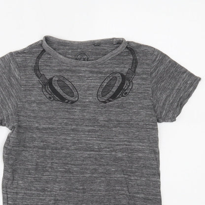 NEXT Boys Grey   Basic T-Shirt Size 8 Years