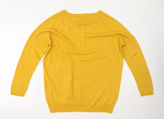 Papaya Womens Yellow   Basic Blouse Size M
