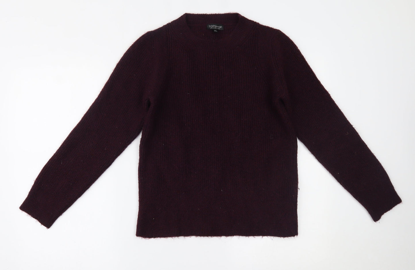 Womens UK Size 12 Topshop Purple Pullover Jumper