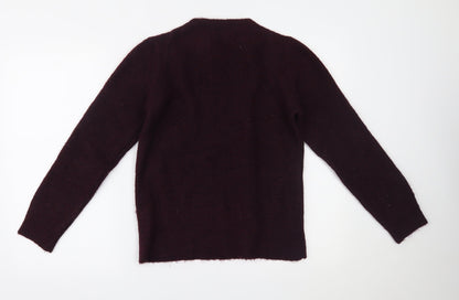 Womens UK Size 12 Topshop Purple Pullover Jumper