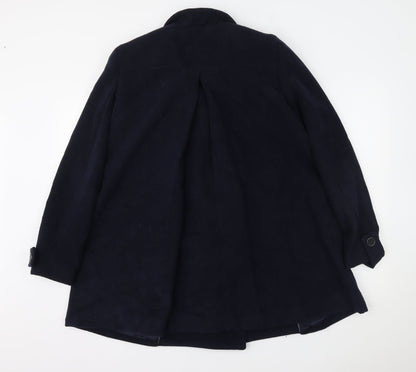 MNG Womens Blue   Overcoat Coat Size M