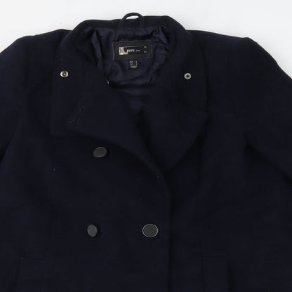 MNG Womens Blue   Overcoat Coat Size M