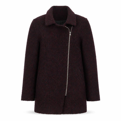 Womens UK Size 4 H&M Purple Overcoat