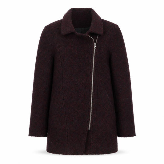 Womens UK Size 4 H&M Purple Overcoat