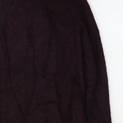 Womens UK Size 4 H&M Purple Overcoat