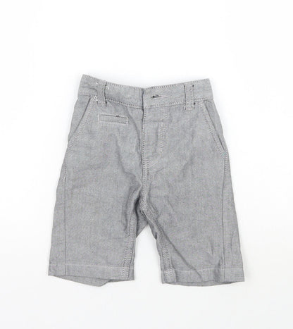 George Boys Grey   Cropped Trousers Size 12-18 Months