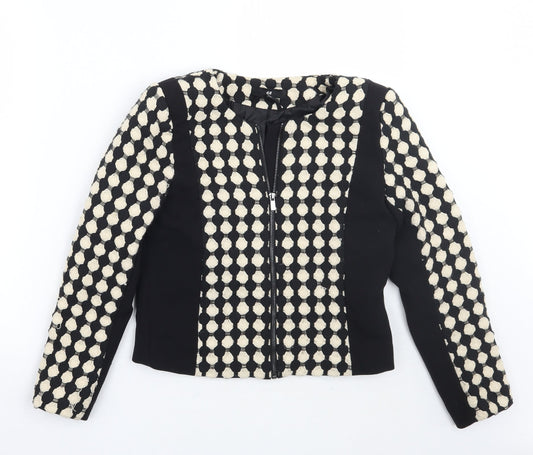 Womens UK Size 6 H&M Black Jacket