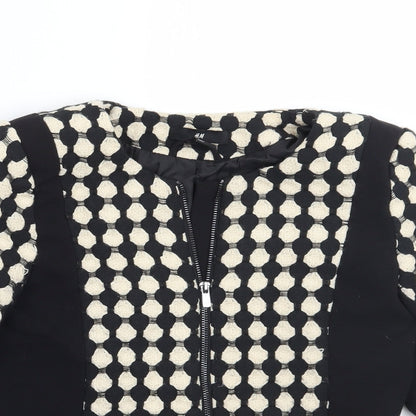 Womens UK Size 6 H&M Black Jacket