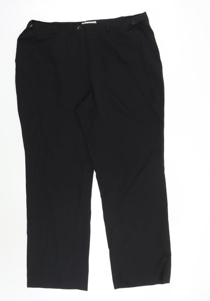 Charmance Womens Black   Trousers  Size 20 L29 in