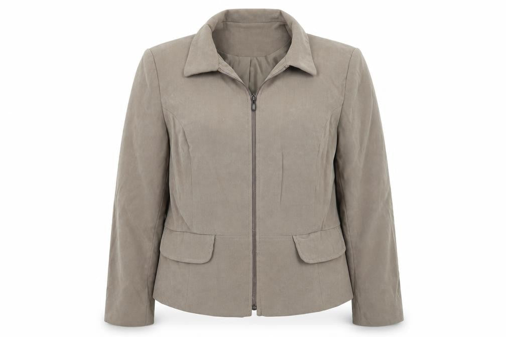 Womens UK Size 18 AMARANTO Beige Jacket