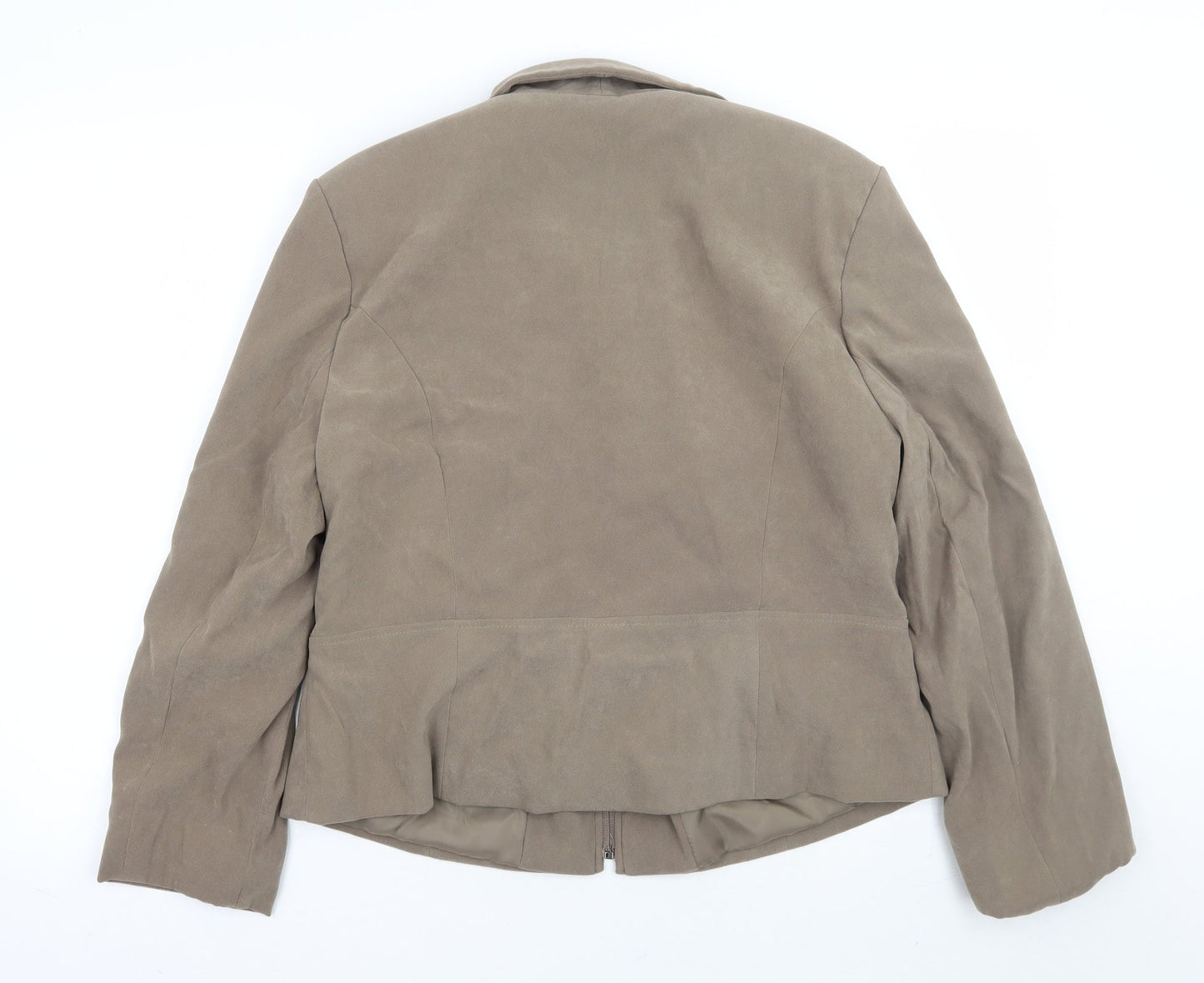 Womens UK Size 18 AMARANTO Beige Jacket
