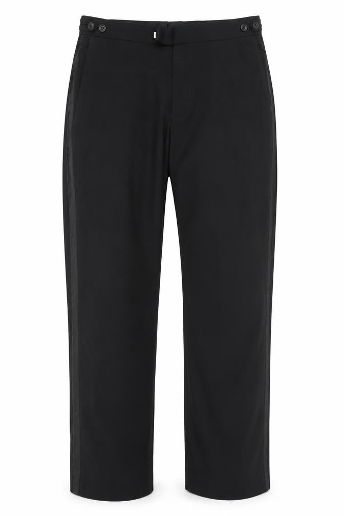 Mens UK Size 32 Greenwoods Regular Fit  Black Trousers