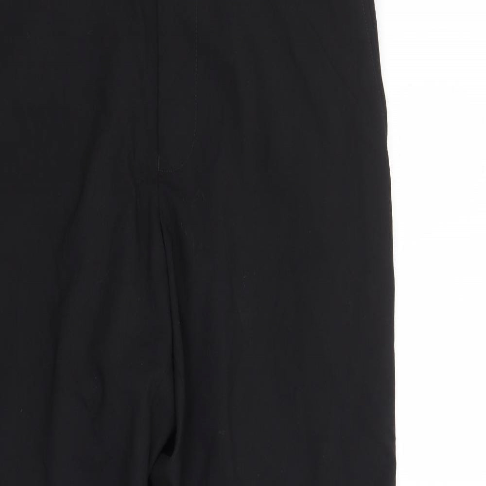 Mens UK Size 32 Greenwoods Regular Fit  Black Trousers