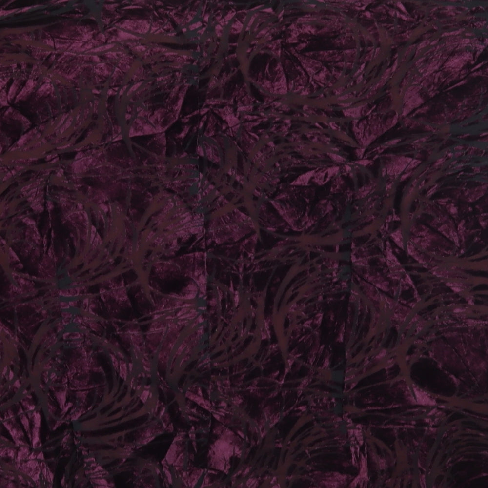 EWM Womens Purple Floral  Basic Blouse Size 20