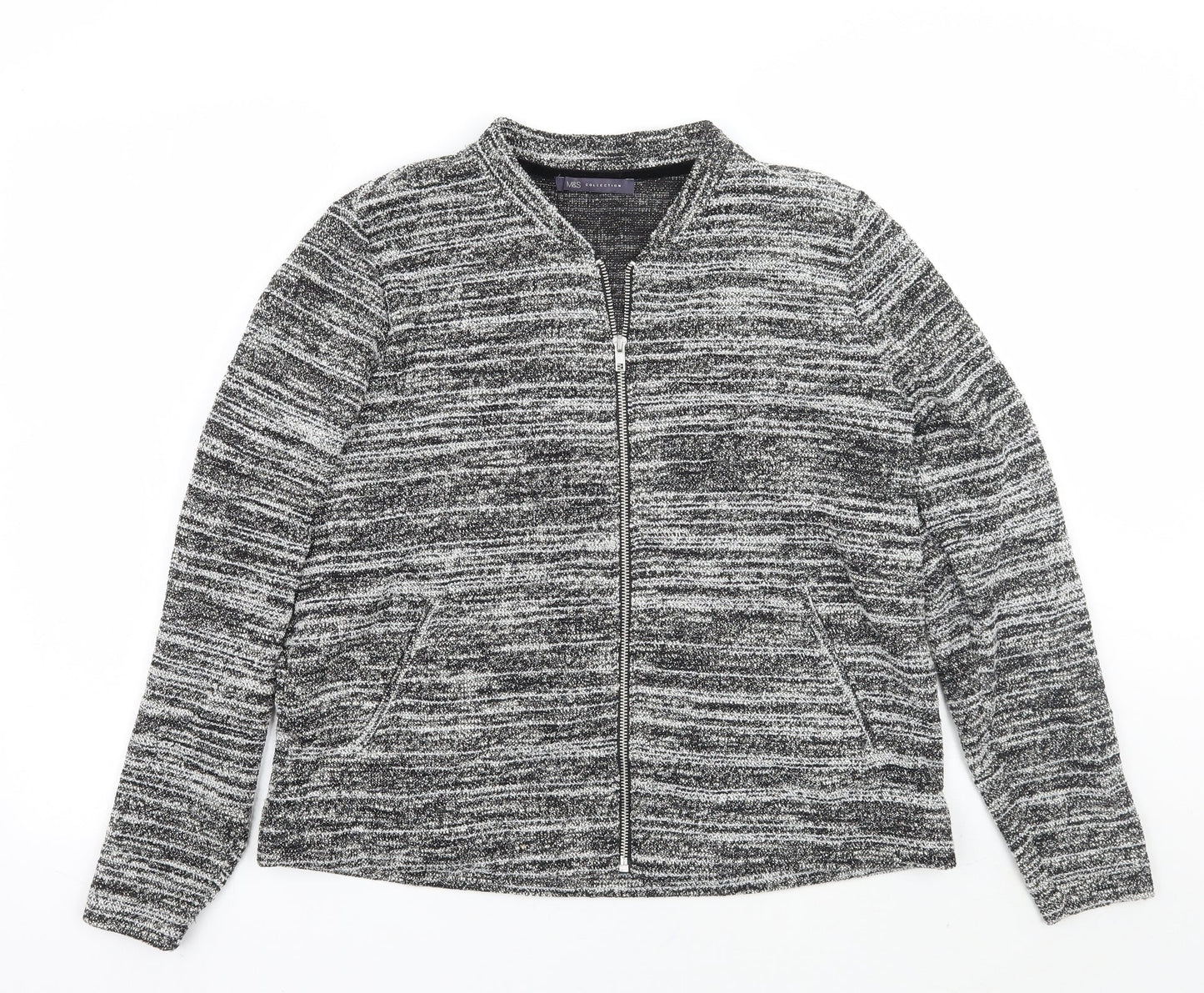 Womens UK Size 14 Marks and Spencer Grey Jacket