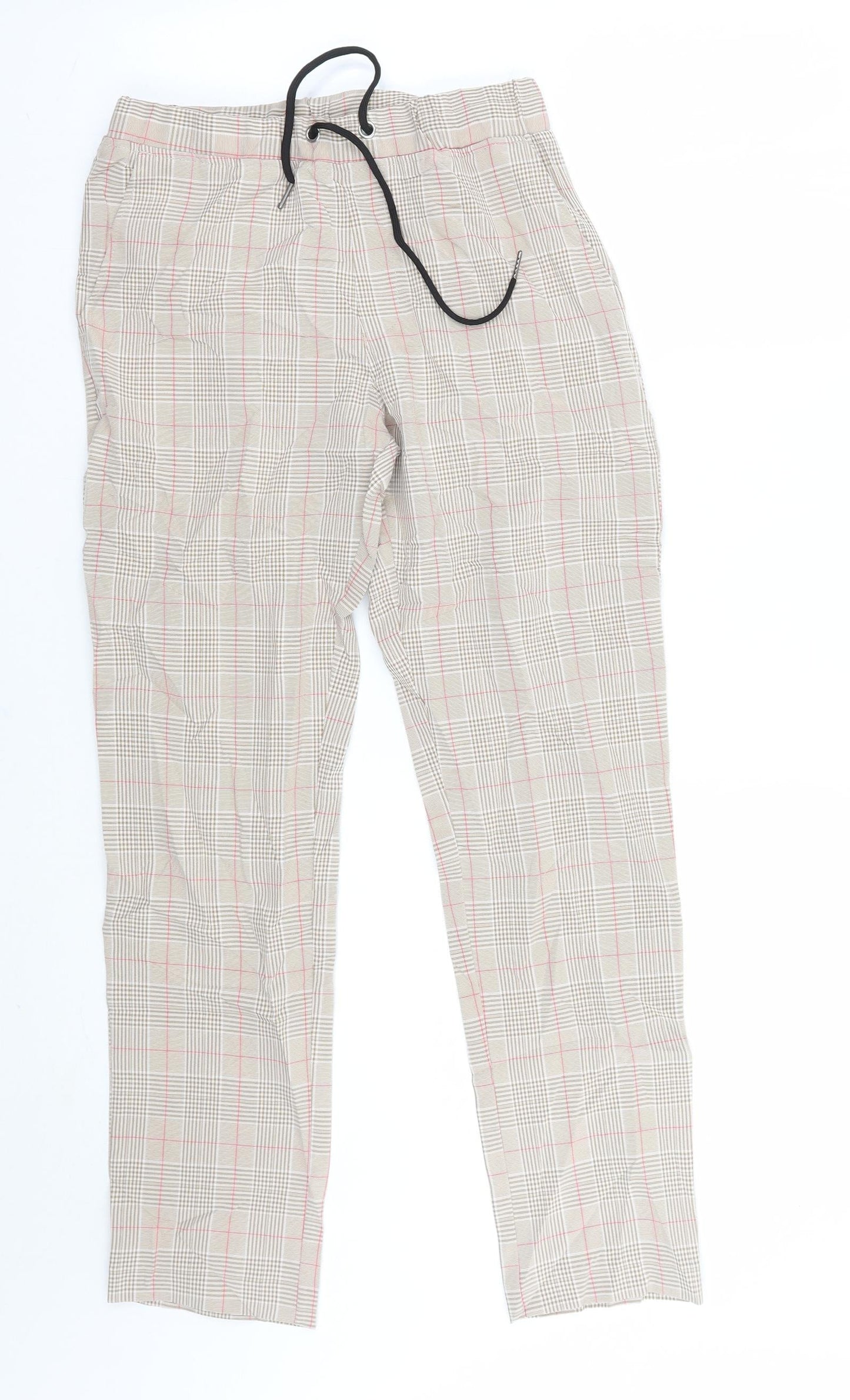 Mens UK Size 28 Boohoo Regular Fit  Blue Trousers