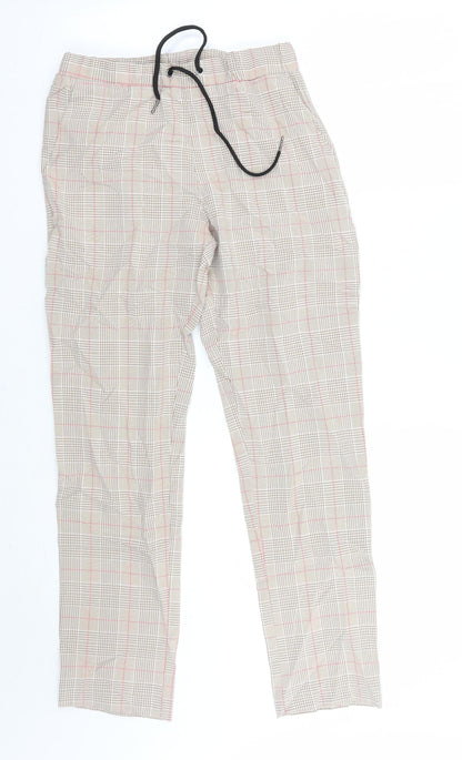 Mens UK Size 28 Boohoo Regular Fit  Blue Trousers