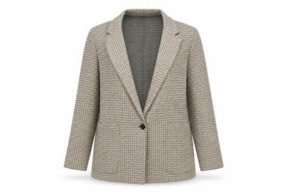 Womens UK Size 12 H&M Regular Beige Suit Jacket