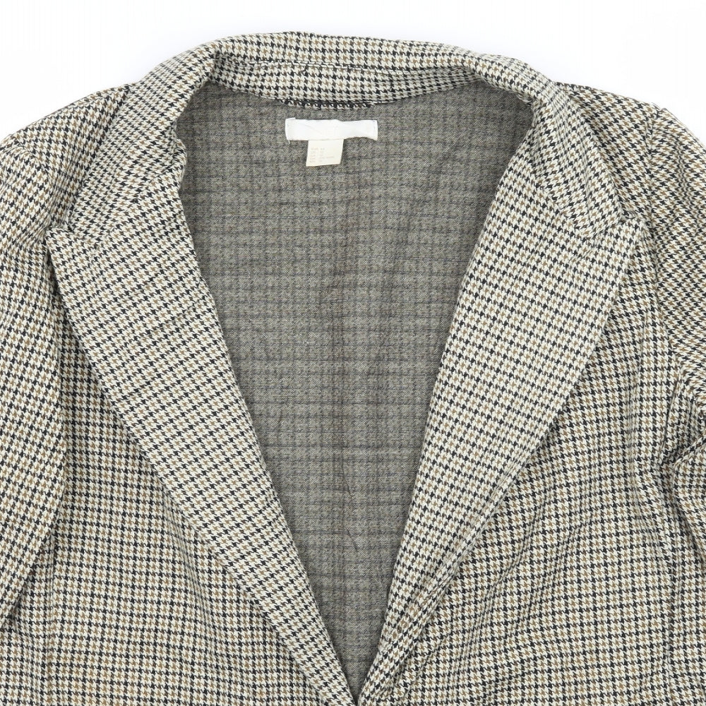 Womens UK Size 12 H&M Regular Beige Suit Jacket
