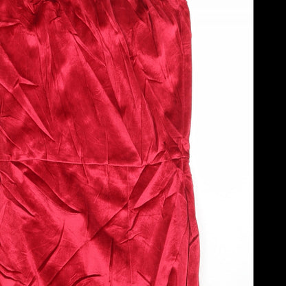 PRETTYLITTLETHING Womens Red   A-Line  Size 12