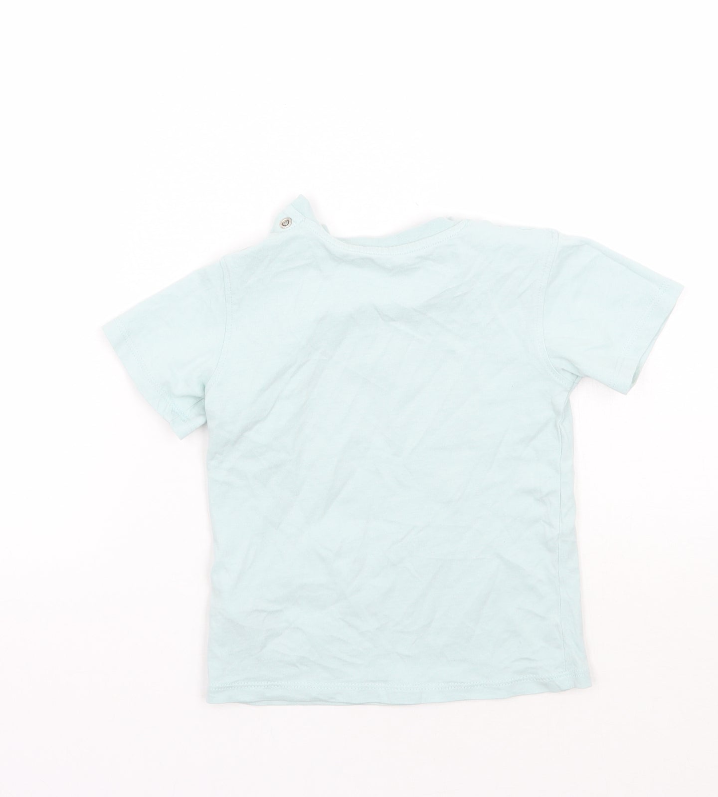 Marks and Spencer Girls Green   Basic T-Shirt Size 3-4 Years