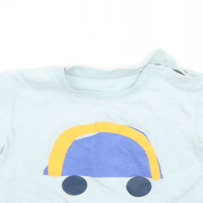 Marks and Spencer Girls Green   Basic T-Shirt Size 3-4 Years