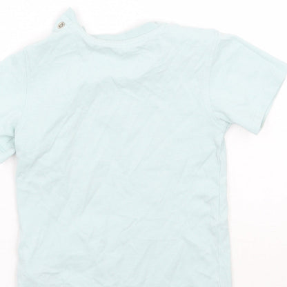 Marks and Spencer Girls Green   Basic T-Shirt Size 3-4 Years