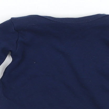 Preworn Girls Blue   Basic T-Shirt Size 2 Years