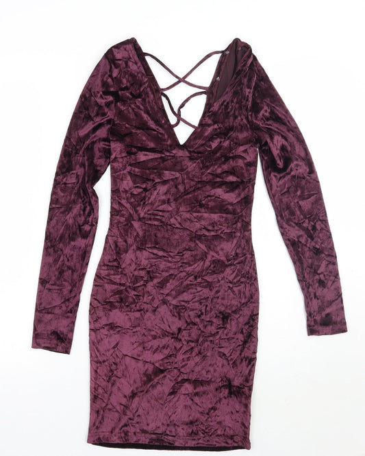 Primark Womens Purple   A-Line  Size 8