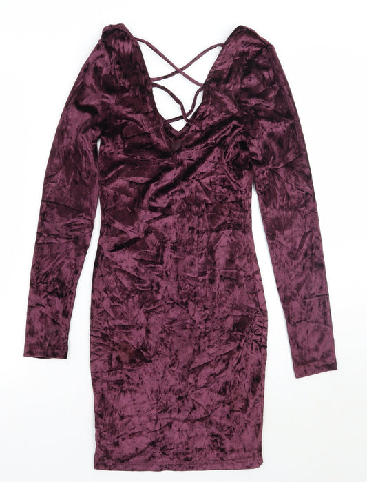 Primark Womens Purple   A-Line  Size 8