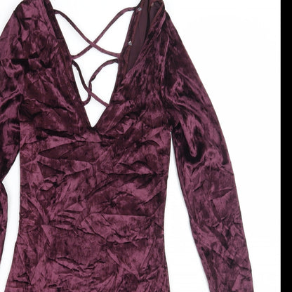 Primark Womens Purple   A-Line  Size 8