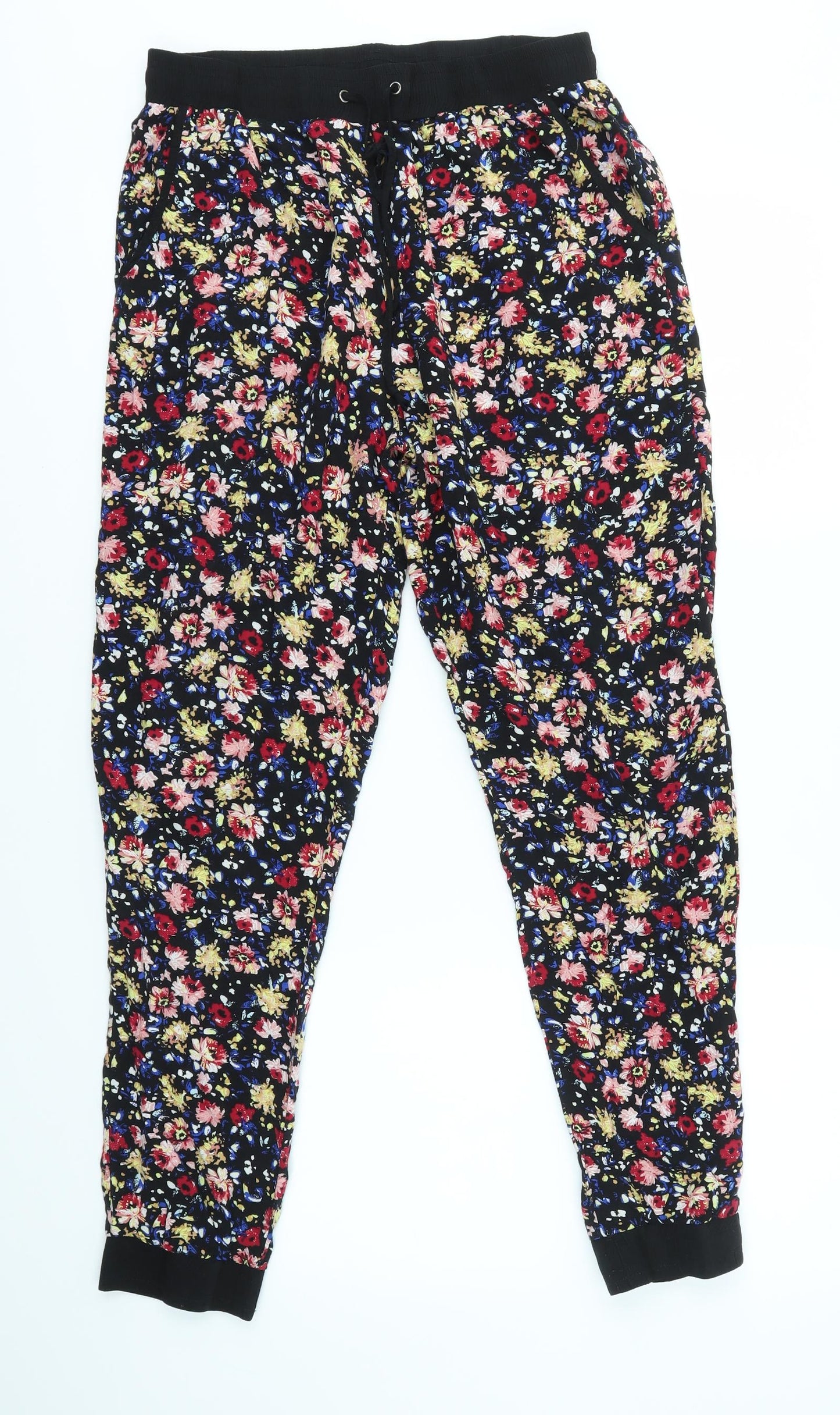 Womens UK Size S Brave Soul Regular Fit  Multicoloured Trousers