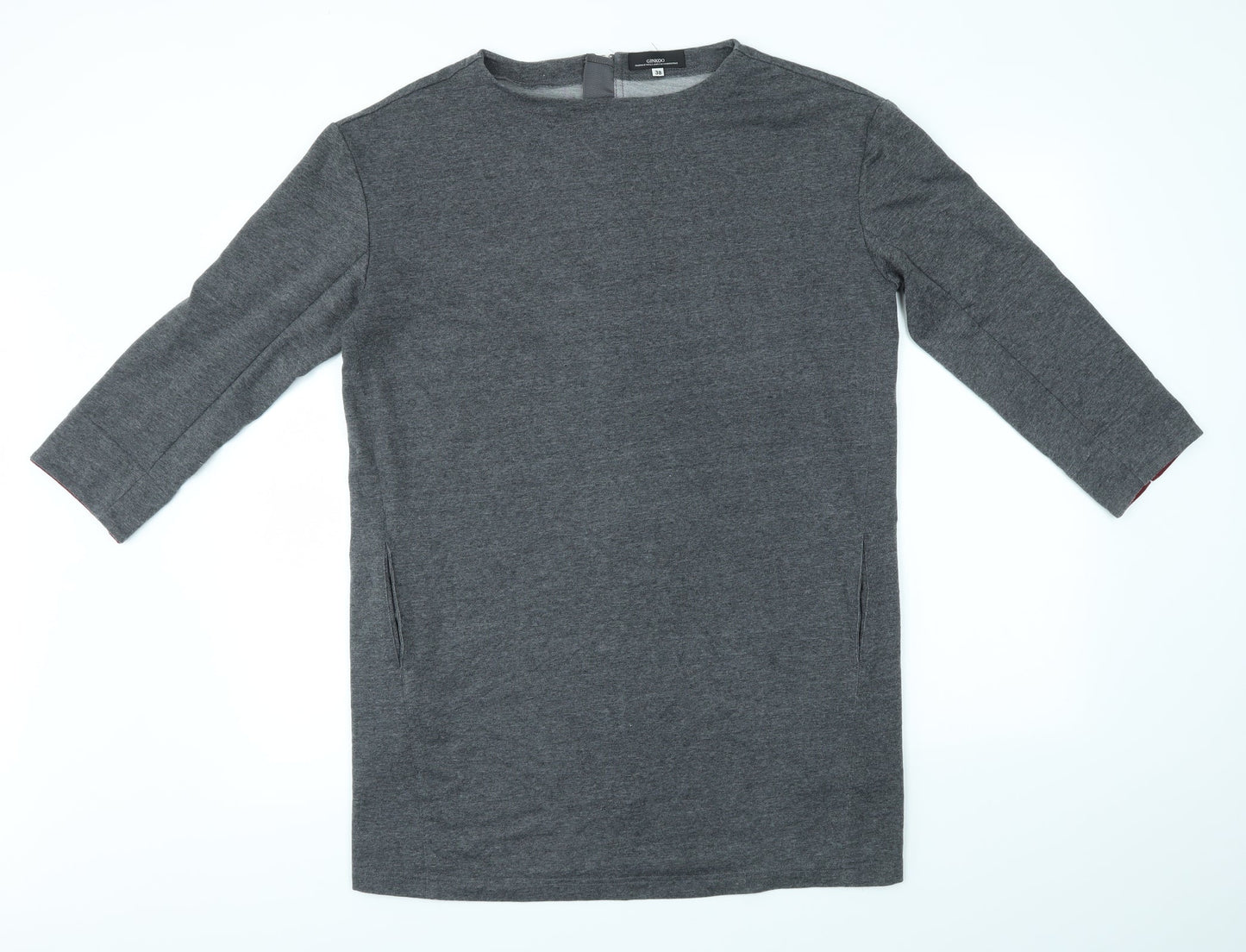 GINKOO Womens Grey   Jumper Dress  Size 10