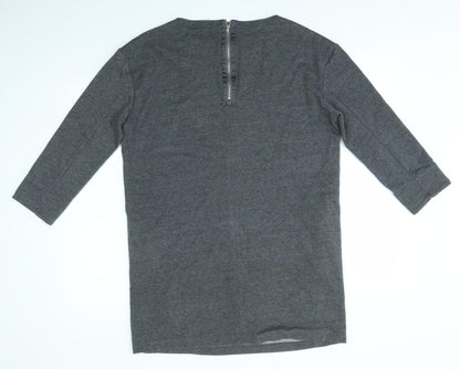 GINKOO Womens Grey   Jumper Dress  Size 10