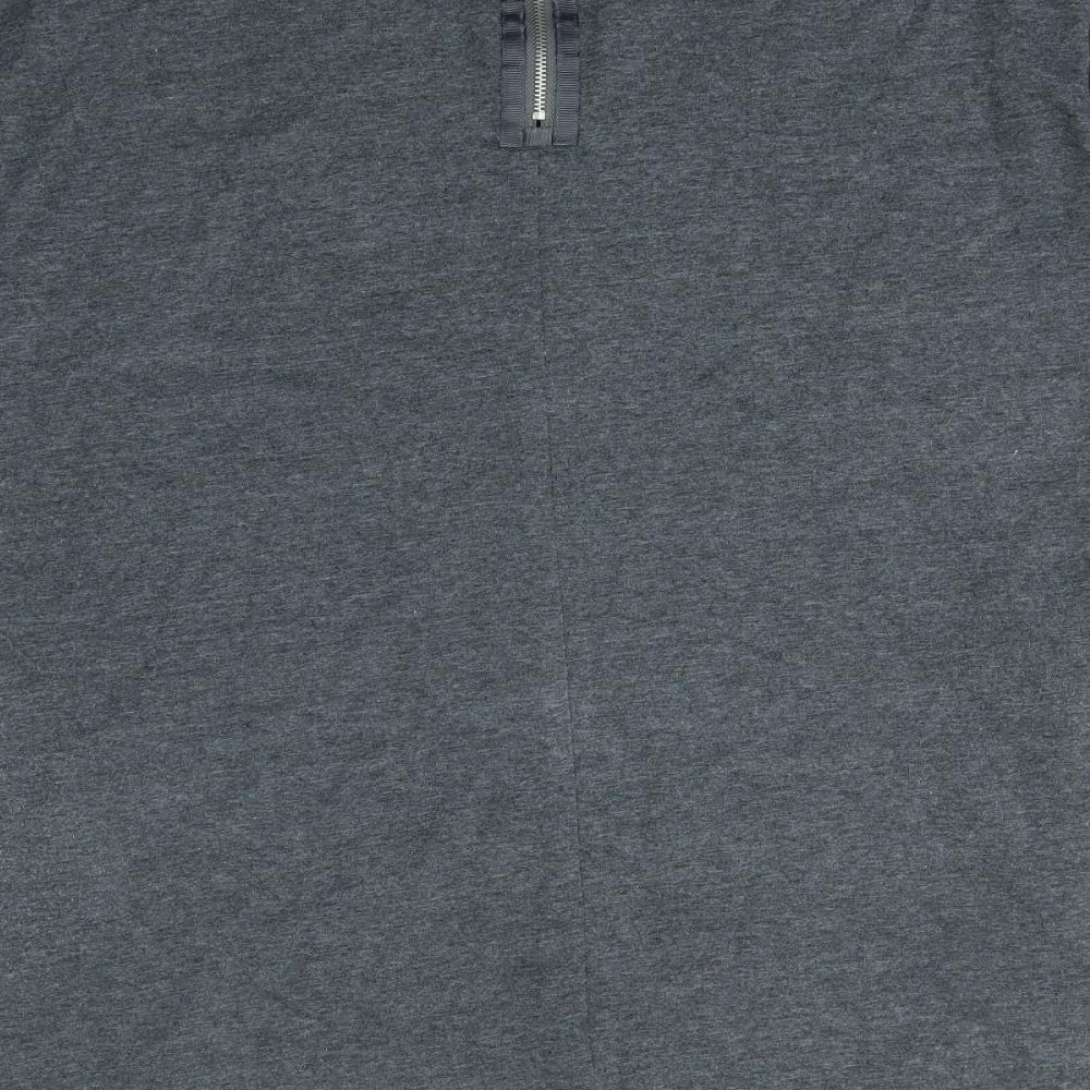 GINKOO Womens Grey   Jumper Dress  Size 10